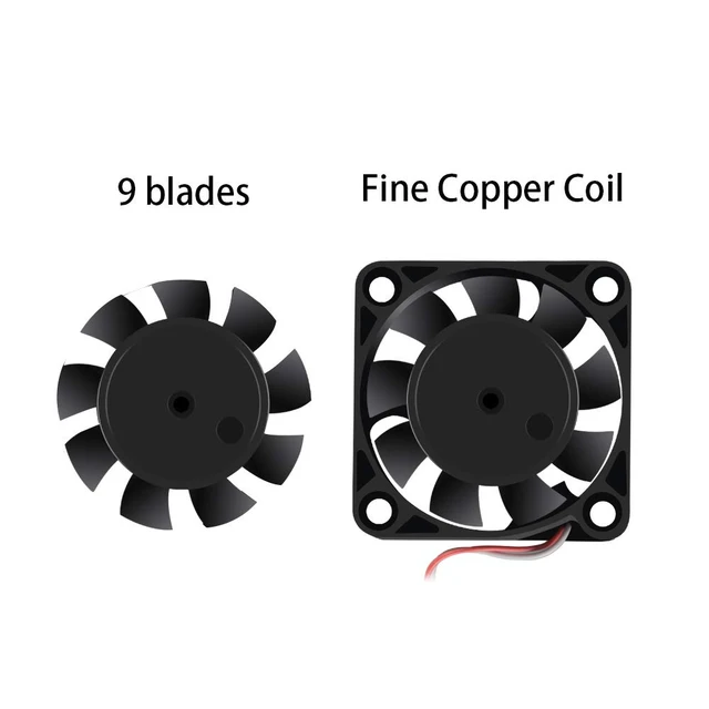 Alt view image 5 of 6 - 4 Pack USB Brushless Cooling Fan 40mm High Performance DC 5V Speed 4200 RPM for Small Appliances Series Replacement For Desktop