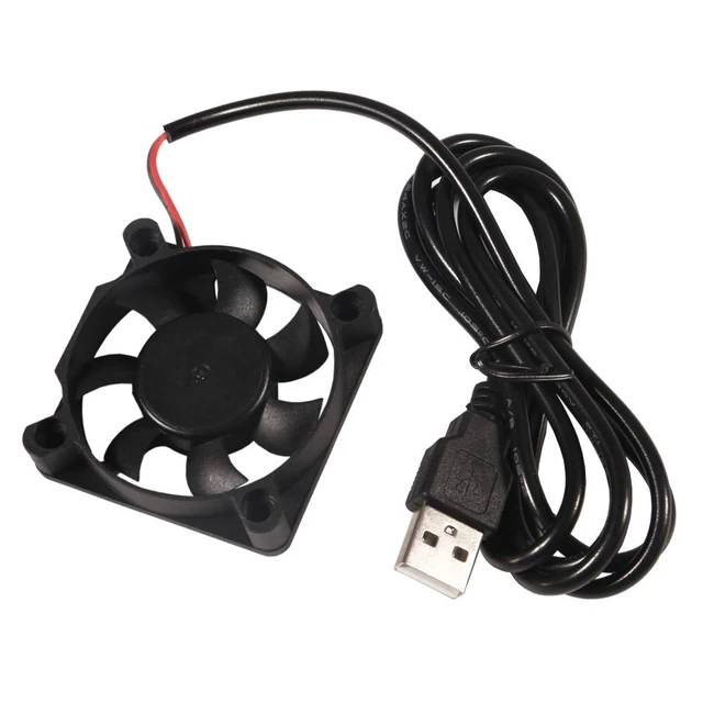 Alt view image 2 of 7 - 50mm Fan 5V USB Brushless DC Cooling Fan, 4 Pack Speed 4200 RPM Fan for Small Appliances Series Replacement (4 PCS 5010 5V USB)