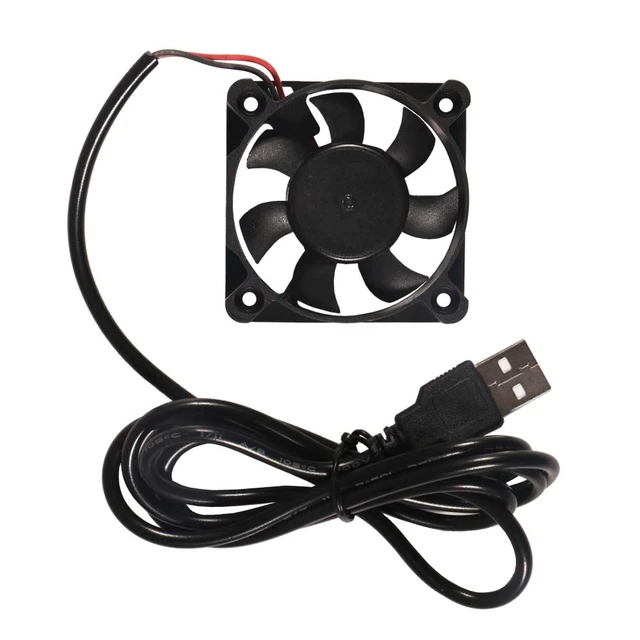 Alt view image 3 of 7 - 50mm Fan 5V USB Brushless DC Cooling Fan, 4 Pack Speed 4200 RPM Fan for Small Appliances Series Replacement (4 PCS 5010 5V USB)