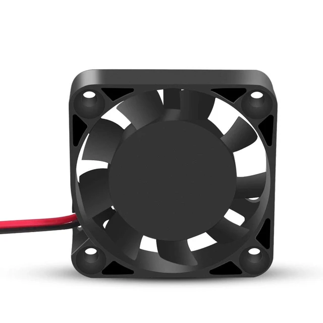 Alt view image 4 of 7 - 4PCS 3D Printer Cooling Fan 40mmx40mmx10mm Oil Bearing Blower Fan DC 12V Brushless Cooling Fan with 2 Pin Terminal for Hotend Extruder Heatsinks Makerbot MK7 MK8 CPU Chip (12V 0.08A)