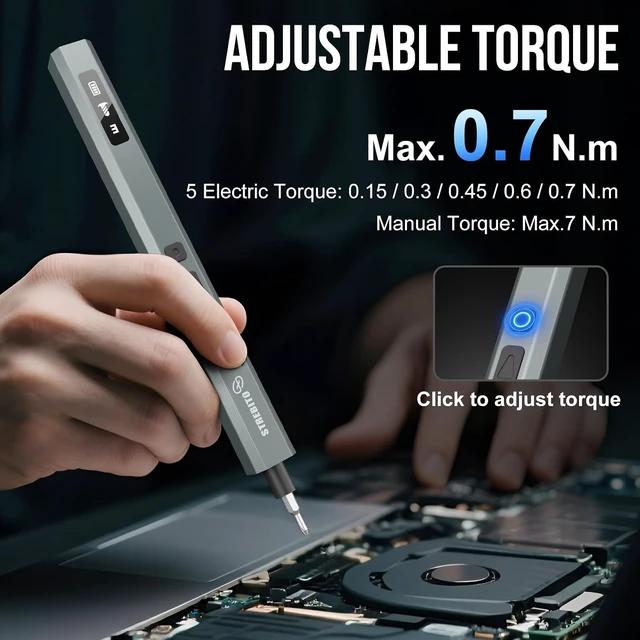 Alt view image 2 of 7 - 144-Piece Upgraded Electric Screwdriver