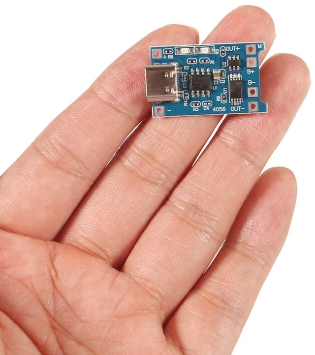 Alt view image 5 of 6 - 6PCS TP4056 Type-C USB Charging Module 5V 1A 18650 Lithium Battery Charging Board Power Charger Board with Protection