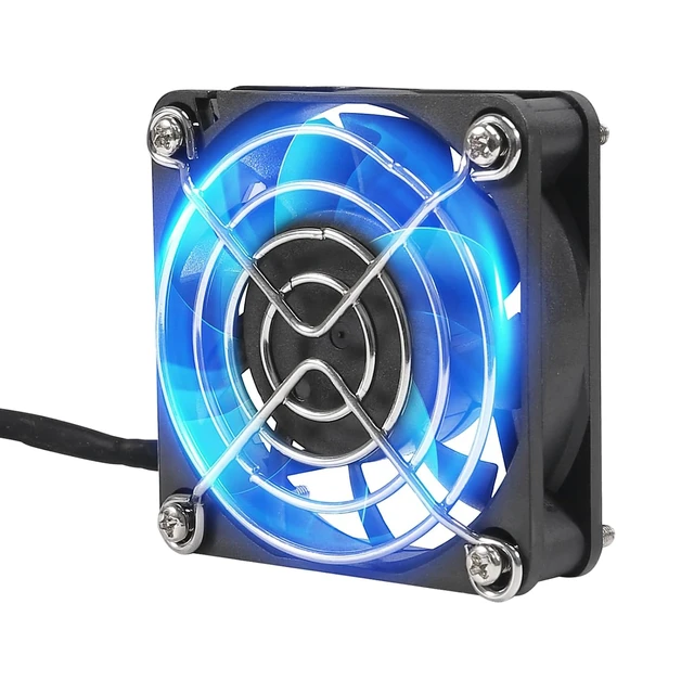 Alt view image 5 of 7 - 2-Pack 60mm x 15mm USB Fan 5V Brushless DC Cooling Fans with Cooling Fan Grill 60mm for PC Computer Case Cooler Raspberry Pi Radiator Ventilation