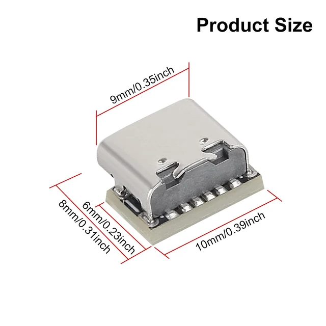 Alt view image 3 of 5 - 10PCS Mini Lithium Battery Charging Board Module 3.7V 4.2V 18650 Lithium Battery Charger Protection Board with Type-C Interface