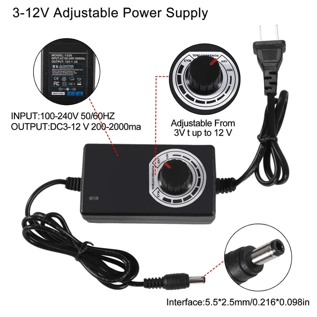 Alt view image 3 of 7 - 2PCS Blower Cooling Fan 120x25mm 110V 220V AC Powered Cooling Fan Dual-Ball Bearings 3 to 12V Speed Controller Fan for Receiver DVR Compatible with PlayStation Xbox Component