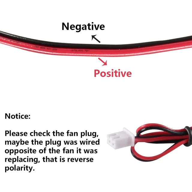 Alt view image 3 of 5 - 4PCS 3D Printer Blower Fan 5015 DC 24V Brushless Cooling Fan Oil Bearing 50x50x15mm Fan with 2 Pin Terminal for Humidifier Aromatherapy Repair Replacement Hotend Extruder Heatsinks(24V 0.1A)