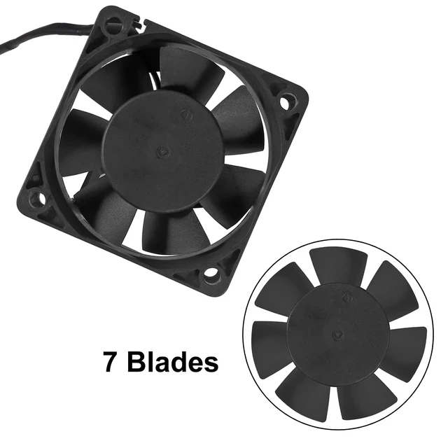 Alt view image 4 of 6 - 1PCS EC Brushless Cooling Fan AC 110V 115V 120V 220V 240V Axial Fan Dual Ball Bearing 60mm x 25mm for DIY Ventilation Exhaust Projects Cooling