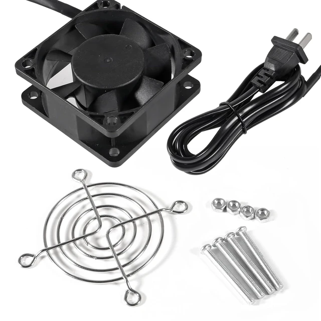 Alt view image 6 of 6 - 1PCS EC Brushless Cooling Fan AC 110V 115V 120V 220V 240V Axial Fan Dual Ball Bearing 60mm x 25mm for DIY Ventilation Exhaust Projects Cooling