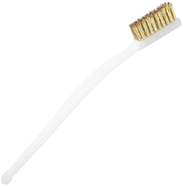 Alt view image 2 of 5 - 10pcs 3D Printer Nozzle Cleaning Copper Wire Toothbrush Tool Copper Brush Handle Hot Bed Cleaning Toothbrush