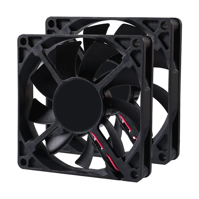 Alt view image 3 of 7 - 4Pcs DC 80mm 5V USB Fan 3D Printer 80x80x15 5V USB Brushless Cooling Fan for 3D Printer PC CPU Computer Case Fan Cooler
