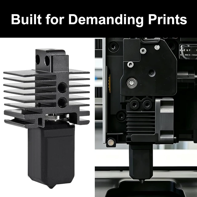 Alt view image 6 of 6 - 0.4mm P1S P1P Hotend Complete Kit,P1P/P1S Hotend Upgraded Integrated 0.4mm Ceramic Assembled Extruder Printhead Kit,3D Printer Hot End Replacement with Ceramic Heater and Thermistor Kit