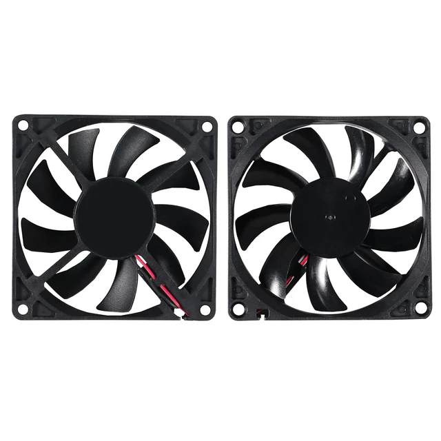 Alt view image 7 of 7 - 4Pcs DC 80mm 5V USB Fan 3D Printer 80x80x15 5V USB Brushless Cooling Fan for 3D Printer PC CPU Computer Case Fan Cooler