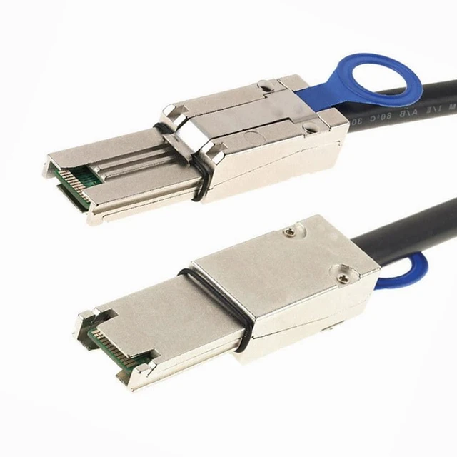 Main image of External Mini SAS 26Pin 4X SFF-8088 to SFF 8088 4 Lane Data Disk Raid Multilane Cable 6Gbps