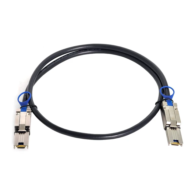 Alt view image 7 of 7 - External Mini SAS 26Pin 4X SFF-8088 to SFF 8088 4 Lane Data Disk Raid Multilane Cable 6Gbps
