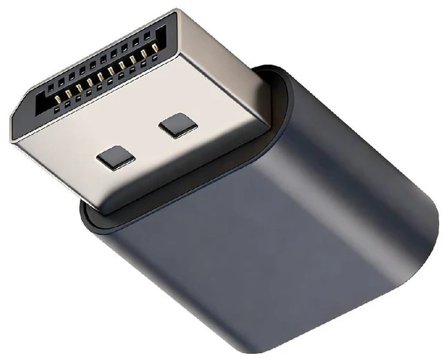 Main image of DP Virtual Display 4K@17hz Adapter Displayport Dummy Plug Headless Ghost Emulator 4K@17hz with Blue LED Light