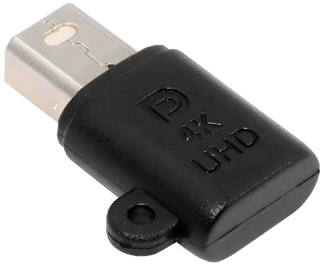 Main image of Mini-DP Virtual Display 4K@17hz Adapter Mini Displayport Dummy Plug Headless Ghost Emulator Black
