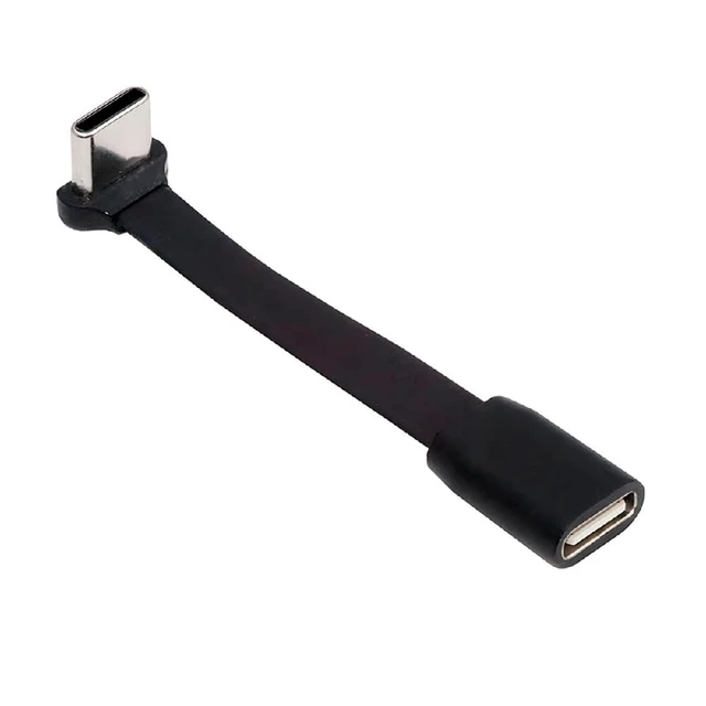 Main image of Ultra Slim Flat Cable Male to Female for 65W Fast Charging & Data Sync Male to Female Extension for Laptops Tablets Phones