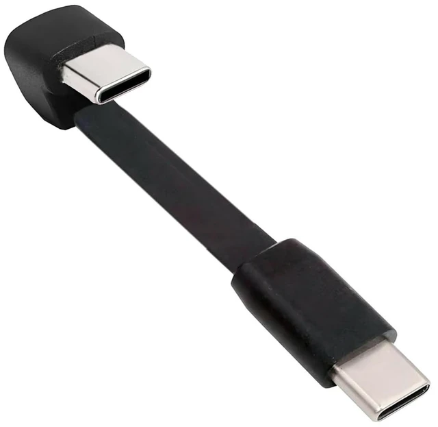 Main image of Ultra Slim Flat Cable U Shape Male to Male for 65W Fast Charging & Data Sync Male to Female Extension for Laptops Tablets Phones