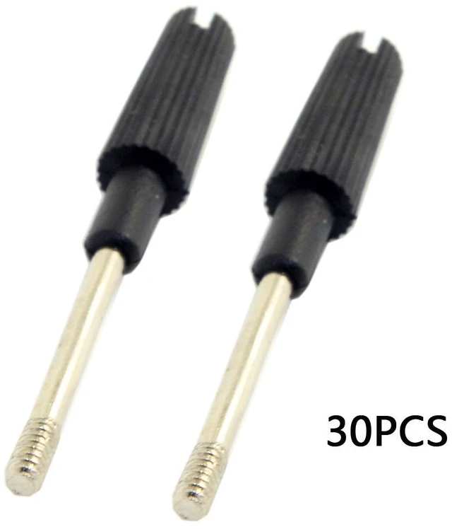 Alt view image 6 of 6 - 30pcs Thumb Screws #4-40 UNC 47mm Length Stainless Steel Overmold for Computer Cable