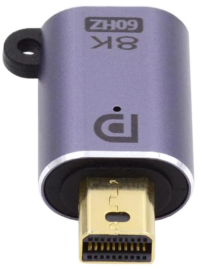 Main image of 8K 60hz Mini DisplayPort 1.4 to Mini DP Male to Female Adapter Ultra-HD UHD 4K 144hz 7680 * 4320 for Video PC Laptop Monitor