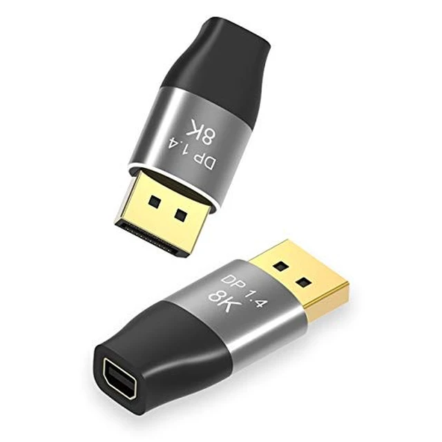 Alt view image 2 of 4 - Mini DisplayPort 1.4 8K 60hz Female Adapter Ultra-HD UHD 4K 144hz to DP Male 7680 * 4320 for Video PC Laptop TV