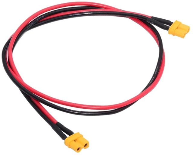 Main image of 18AWG XT30 Female to Female Extension Cable Connector for RC Battery Portable Power Station Solar Panel 50cm