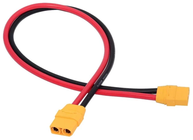Main image of 10AWG XT90 Female to Female Extension Cable Connector for RC Battery Portable Power Station Solar Panel 50cm