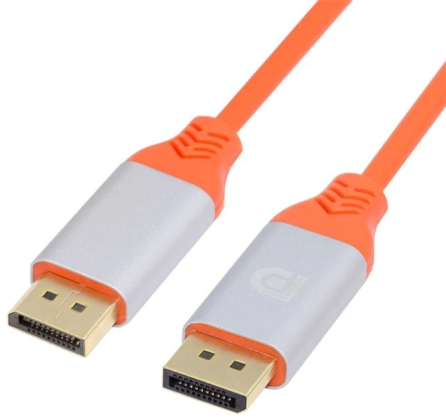 Main image of Ultra Soft High Flex Monitor 4K DP to DP Cable Male to Male Hyper Super Flexible Cord for Computer Graphics Card 200cm