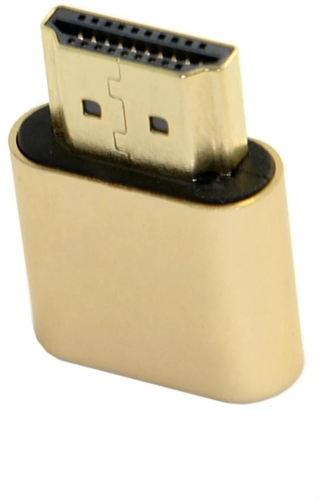 Main image of Virtual Display Adapter HDMI 1.4 DDC EDID Dummy Plug Headless Ghost Display Emulator 1920x1080p@60Hz