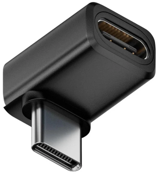 Main image of 80Gbps USB5.0 Extension Adapter Male to Female with 240W 16K 8K 5K Compatible with USB4.0 Thunderbolt3/4/5(Up Angled)
