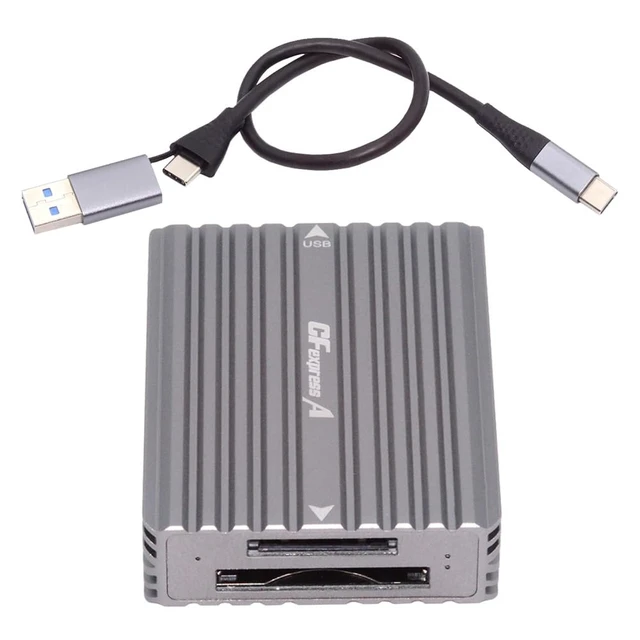 Alt view image 7 of 7 - 10Gbps USB3.0 Type-A USB3.1 Type-C to CF Express Extension Card Reader CFE Type-A & Type-B CFA R5 Z6 Z7 CFB Memory Card