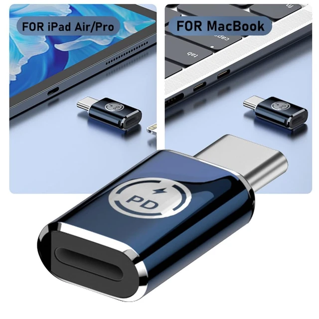 Alt view image 7 of 7 - Male to Female USB-C Type C 8P 27W Power 480Mbps Data Adapter Compatible with iPhone 15 & Android & Tablet