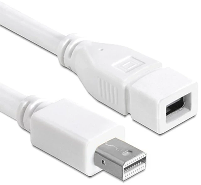Main image of 6ft Mini DisplayPort Male to Mini DP DisplayPort Female Extension Cable 1.8m Support 4K 60hz