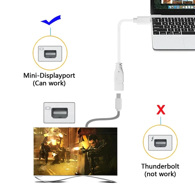 Alt view image 5 of 7 - 6ft Mini DisplayPort Male to Mini DP DisplayPort Female Extension Cable 1.8m Support 4K 60hz