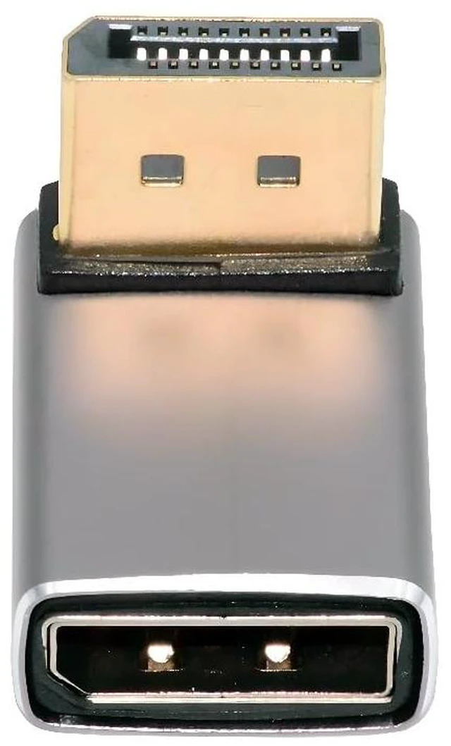 Main image of DisplayPort 1.4 to DP Ultra-HD UHD 8K 60hz 4K 144hz Up Angled Male to Female 90 Degree for Video PC Laptop Monitor