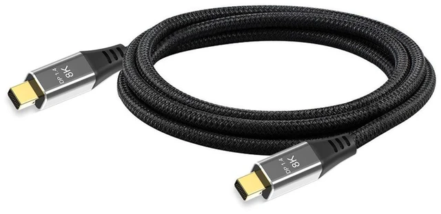 Alt view image 4 of 6 - Mini DisplayPort 1.4 8K 60hz Cable Ultra-HD UHD 4K 144hz Mini DP to MiniDP Cable 7680 * 4320 for Video PC Laptop TV
