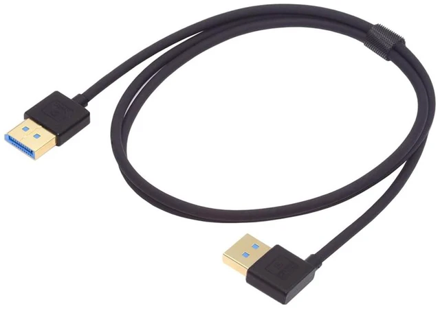 Main image of Ultrafine DisplayPort 1.4 DP to Ultra-HD UHD 4K 144hz DP Cable 8K 60hz Cable Right Angled 90 Degree for Desktop Laptop Monitor 100cm