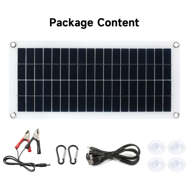 Alt view image 2 of 6 - Semi-Flexible Polycrystalline Silicon Solar Panel (18V 10W), Supports 5V Regulated Output