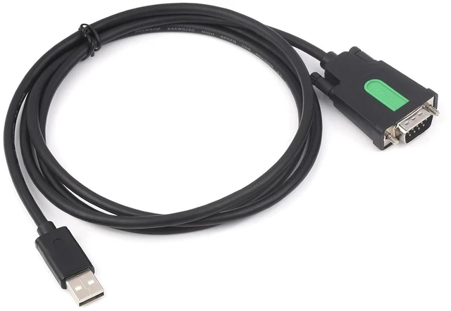 Main image of Waveshare Industrial USB to RS232 Adapter with Original FT232RL FTDI Chip, USB Type A to RS232 Male DB9 (9 Pin) Serial Converter Cable for Cashier Register, Modem, Scanner, Digital CamerasLength 1.5m