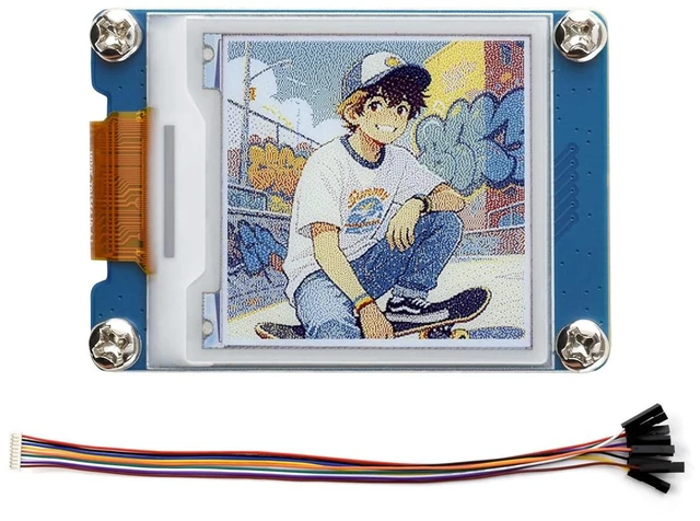 Main image of 1.54inch e-Paper Display, E Ink Spectra 6 (E6), with Driver Board