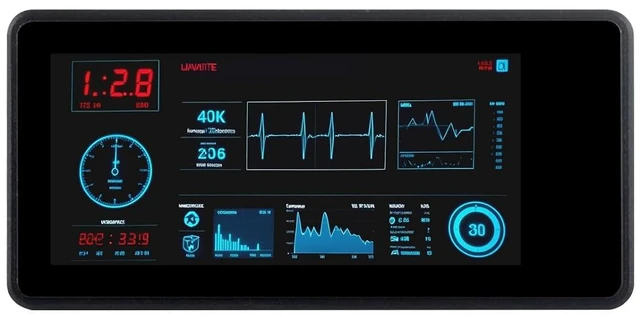 Main image of ESP32-S3 1.91inch AMOLED Display Development Board, 240×536, 32-bit LX7 Dual-core Processor, Up to 240MHz Frequency, with Touch Function, with Pre-Solder Header