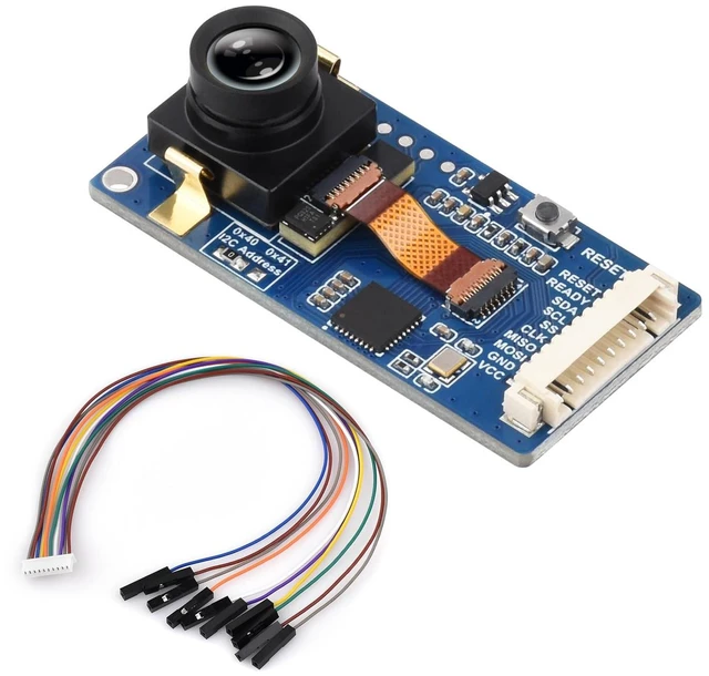 Main image of Long-Wave IR Thermal Imaging Camera Module, 80 × 62 Pixels IR Array, Motion Detection, SPI and I2C Interfaces Communication, Suitable for Raspberry Pi and Other Development Boards, 44° FOV