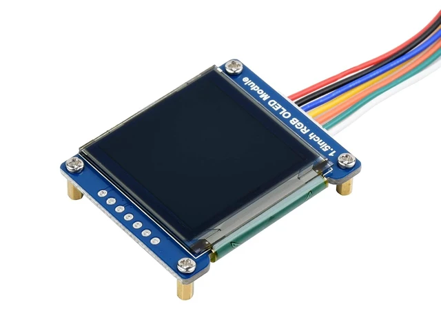 Alt view image 6 of 7 - 1.5inch RGB OLED Display Module 128x128 Pixels 16-bit High Color (65K Colors) with Embedded Controller Communicating via SPI Interface.