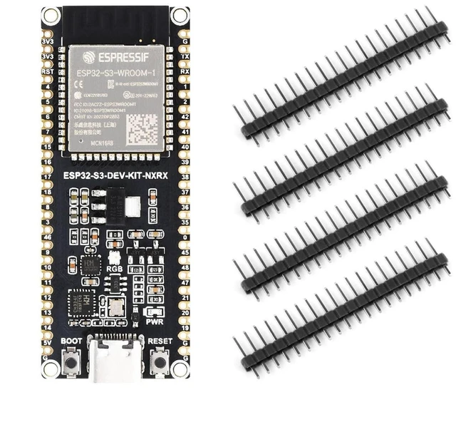 Main image of ESP32-S3 Microcontroller, 2.4GHz Wi-Fi Development Board, 240MHz Dual Core Processor, ESP32-S3-WROOM-1 Module, 16MB Flash, Without Header