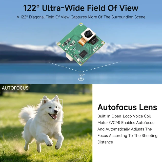 Alt view image 5 of 7 - IMX563 12MP OIS USB Camera (A), Autofocus, USB 2.0 Type-C Port