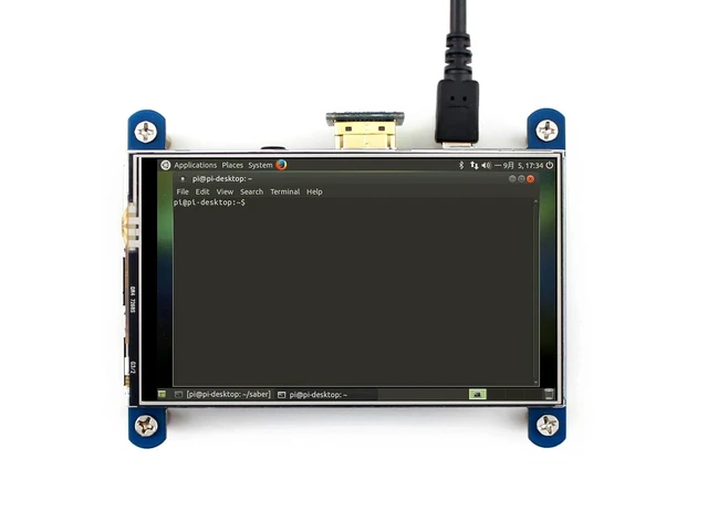 Alt view image 5 of 7 - 4inch Resistive Touch Screen LCD Compatible with Raspberry Pi 4B/3B+/3A+/2B/B+/A+/Zero/Zero W/WH/Zero 2W CM3+/4 480×800 Resolution HDMI IPS Low Power Consumption Supports Windows