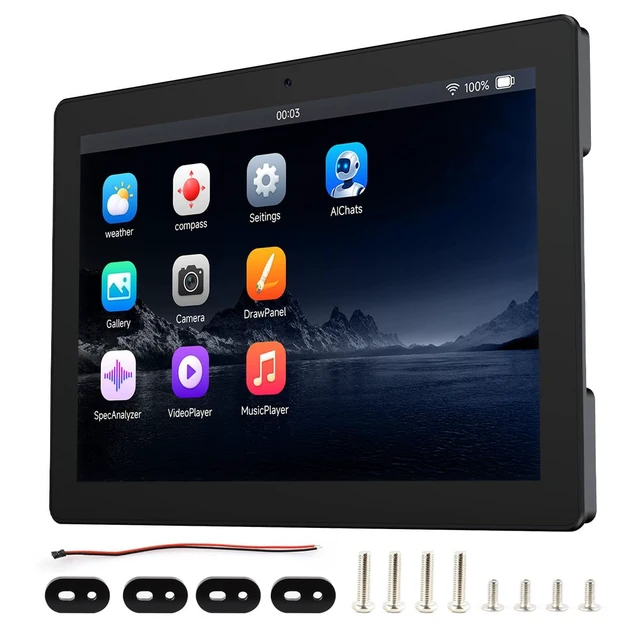 Main image of ESP32-P4-WIFI6 10.1inch HMI All-in-One Touch Display Development Board, 10-Point Touch, 800 × 1280 Resolution, with Dual Microphones and Speaker, Supports Wi-Fi 6 and BLE 5, with BAT