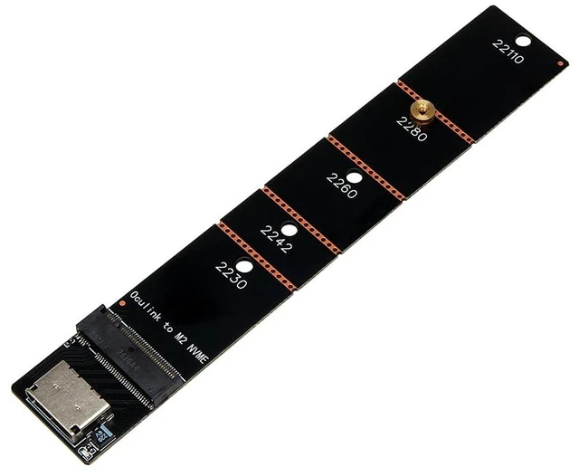 Main image of PCIe 4.0 x4 OCuLink SFF-8612 to M.2 M-Key Adapter Compatible with M.2 NVMe 2230 2242 2260 2280 22110 SSD