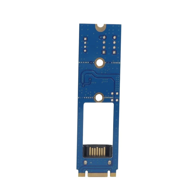 Alt view image 5 of 6 - M.2 to SATA 7Pin Adapter Card M.2 Key B-M to SATA3.0 Converter Board for M2 NGFF 2242 2260 2280 SDD