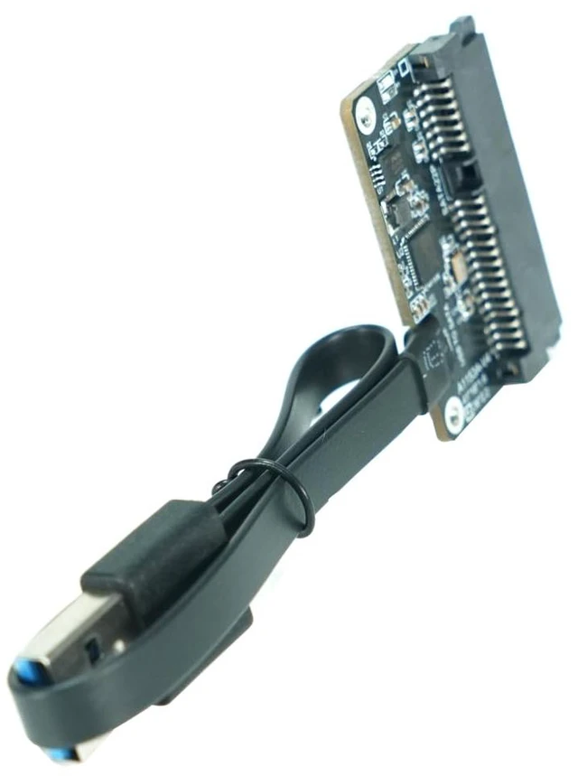 Main image of USB to SATA 22P Adapter Card DIY Portable Hard Drive Board A1153A for 2.5" HDD SSD Enclosure (30CM)